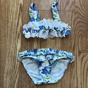 NWT Flower Bikini Bandeau for Girls by Foque